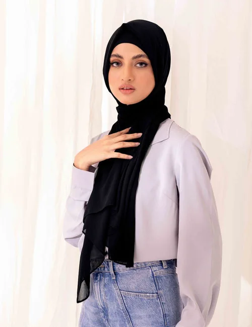 Chiffon Bubble - Black
